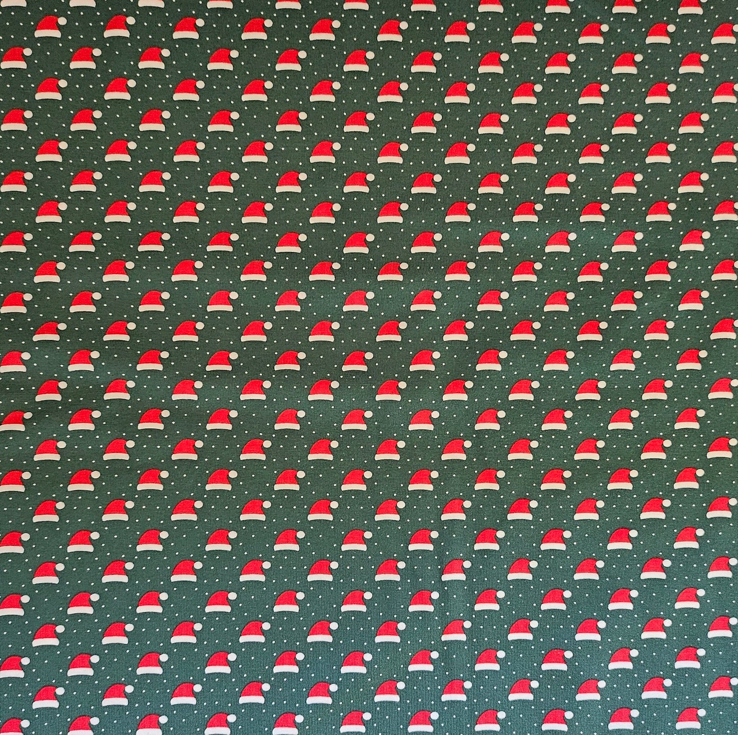 Bomuldsjersey Julestof (Nissehue)