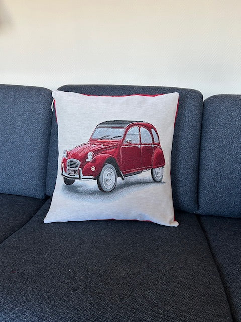 2 CV bil pude i gobelin