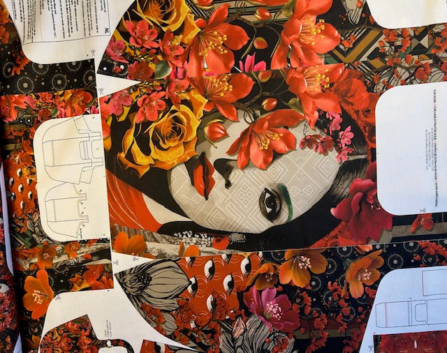 Canvas panel(155x150cm) Til stor shopper