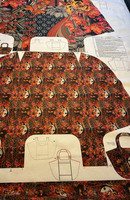 Canvas panel(155x150cm) Til stor shopper