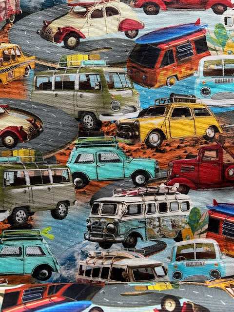 Retro biler i canvas