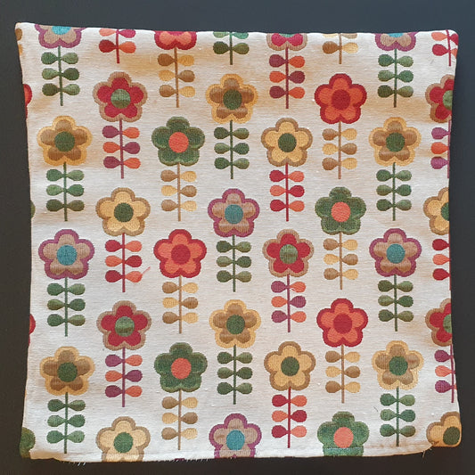 Hip flowers cushion cover 50x50
