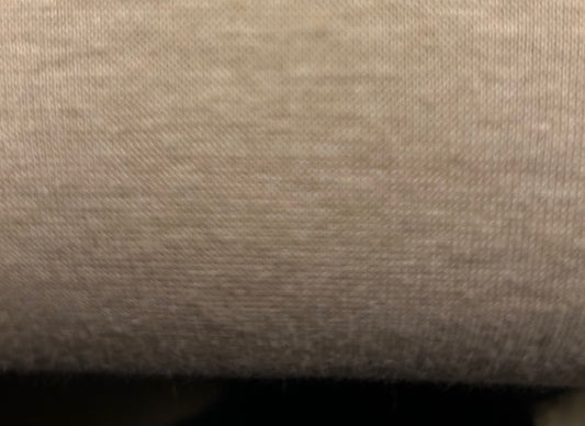 Rundstrikket rib beige