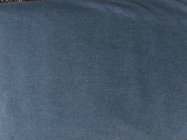 Bomulds jersey dueblå