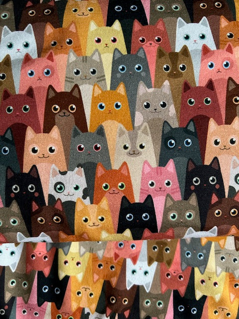 Bomulds jersey - katte